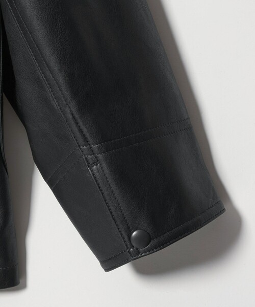 MONKEY TIME（モンキータイム）の「レザーライク カバーオール（ブルゾン・メンズ・ブラック・XL/L/M/S）」の19枚目の写真