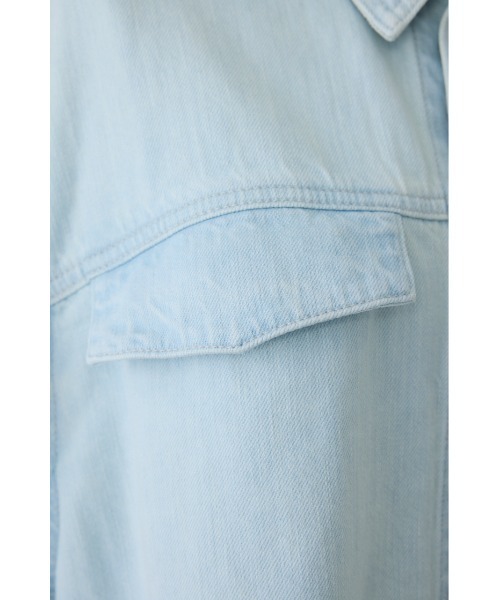 RIM.ARK（リムアーク）の「Big puff sleeve denim JK ビッグ パフ スリーブ デニム ジャケット（デニムジャケット・レディース・ブラック/ブルー・38/36）」の20枚目の写真