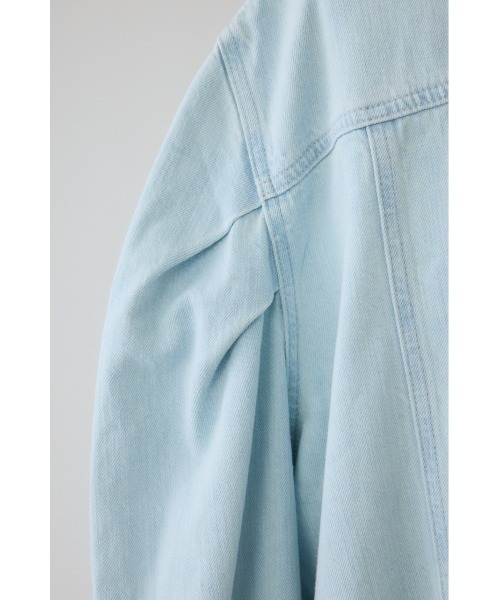 RIM.ARK（リムアーク）の「Big puff sleeve denim JK ビッグ パフ スリーブ デニム ジャケット（デニムジャケット・レディース・ブラック/ブルー・38/36）」の17枚目の写真