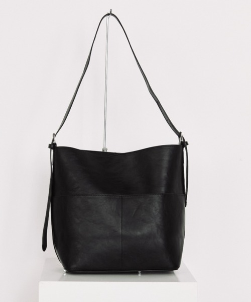 arholiday.standard（エーアールホリデースタンダード）の「bucket shoulder bag / バケットショルダーバック（ショルダーバッグ・レディース・ブラック/ブラウン・FREE）」の4枚目の写真