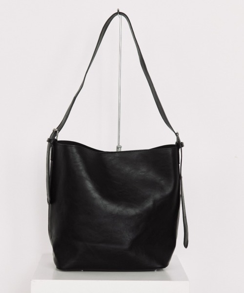 arholiday.standard（エーアールホリデースタンダード）の「bucket shoulder bag / バケットショルダーバック（ショルダーバッグ・レディース・ブラック/ブラウン・FREE）」の5枚目の写真