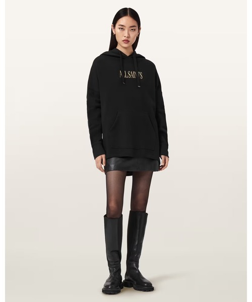 ALLSAINTS(オールセインツ)の「CORA ETIENNE OVERSIZED HOODIE | CORA ETIENNE オーバーサイズ フ―ディー(パーカー・レディース・ブラック・XS/S/M)」の7枚目の写真