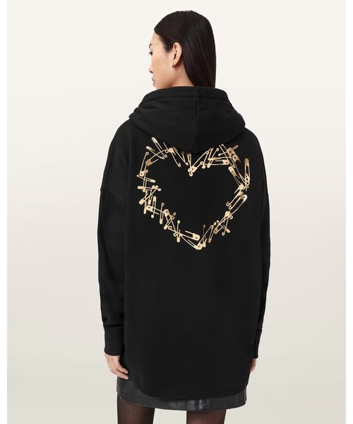 ALLSAINTS(オールセインツ)の「CORA ETIENNE OVERSIZED HOODIE | CORA ETIENNE オーバーサイズ フ―ディー(パーカー・レディース・ブラック・XS/S/M)」の8枚目の写真