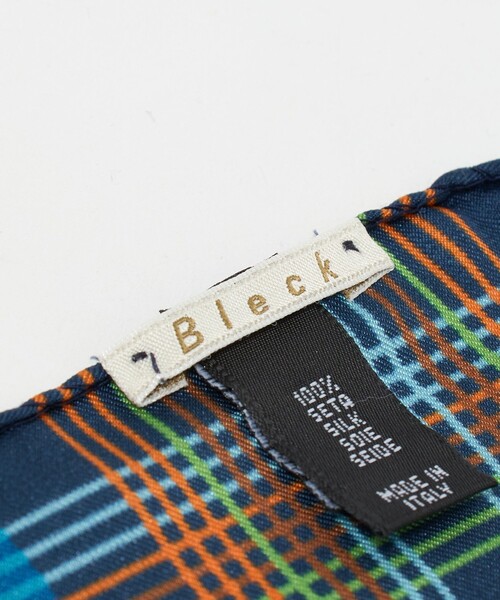green label relaxing(グリーンレーベルリラクシング)の「<Bleck>チェック ポケットチーフ(ポケットチーフ・メンズ・ベージュ/ロイヤルブルー・FREE)」の8枚目の写真