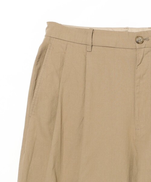 BEAMS（ビームス）の「ダンガリー2プリーツ スラックス【ワイドテーパードフィット】（その他パンツ・メンズ・ブルー/ベージュ/ブラック・XL/L/M/S）」の15枚目の写真