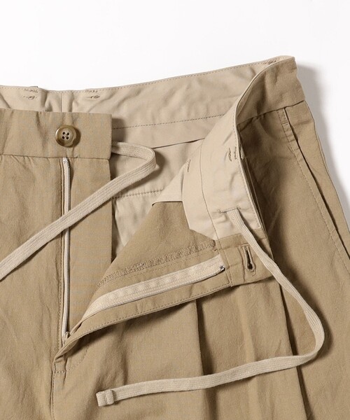 BEAMS（ビームス）の「ダンガリー2プリーツ スラックス【ワイドテーパードフィット】（その他パンツ・メンズ・ブルー/ベージュ/ブラック・XL/L/M/S）」の14枚目の写真