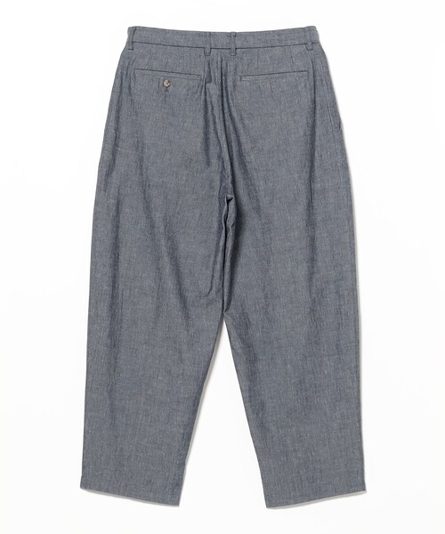 BEAMS（ビームス）の「ダンガリー2プリーツ スラックス【ワイドテーパードフィット】（その他パンツ・メンズ・ブルー/ベージュ/ブラック・XL/L/M/S）」の7枚目の写真