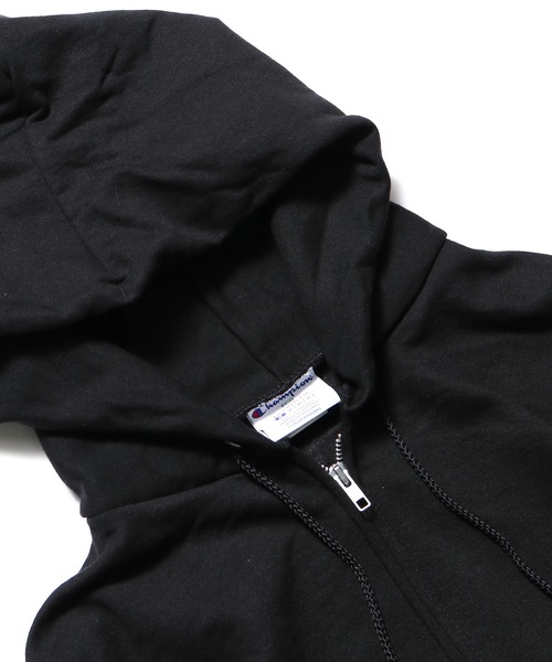 Champion(チャンピオン)の「Champion Unisex Powerblend Fleece Full /S800 秋服 冬服(パーカー・メンズ・グレー/ブラック・XL/L/M/S)」の3枚目の写真