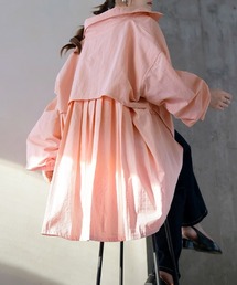 HUG.U（ハグユー）の「撥水   軽量 「 SNS映え 」バックプリーツ ライトアウター（ブルゾン）」