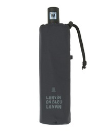 LANVIN en Bleu（ランバンオンブルー）の「折りたたみ傘 雨傘 吸水袋付 自動開閉 ユニセックス ロゴプリント（折りたたみ傘）」