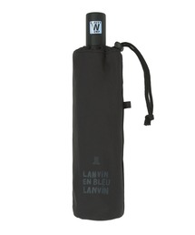 LANVIN en Bleu（ランバンオンブルー）の「折りたたみ傘 雨傘 吸水袋付 自動開閉 ユニセックス ロゴプリント（折りたたみ傘）」
