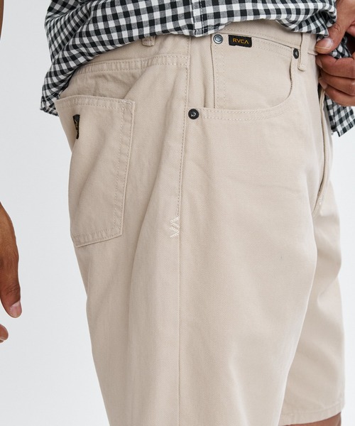 RVCA(ルーカ)の「RVCA メンズ DAYSHIFT 5 POCKET SHORT 21 ショートパンツ 【2026年春夏モデル】(その他パンツ・メンズ・ライトカーキ・34inch/32inch/30inch/28inch)」の6枚目の写真
