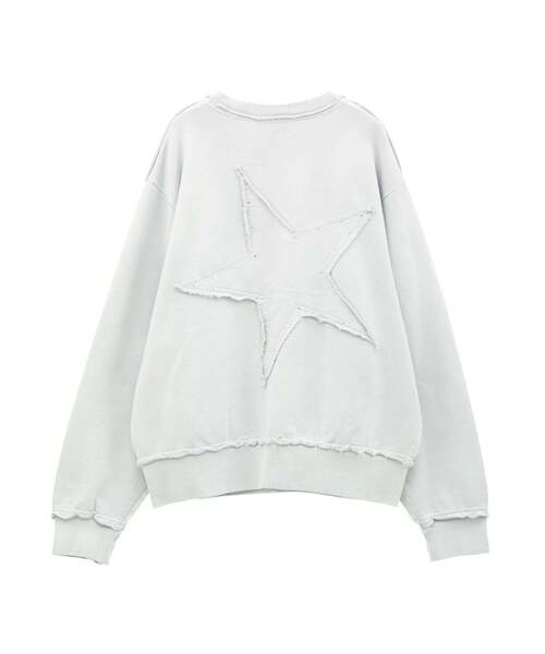 CONVERSE TOKYO（コンバーストウキョウ）の「STAR★ PATCH HOTFIX SWEAT（スウェット・レディース・パープル/ネイビー/ブラック・MEDIUM/SMALL）」の4枚目の写真