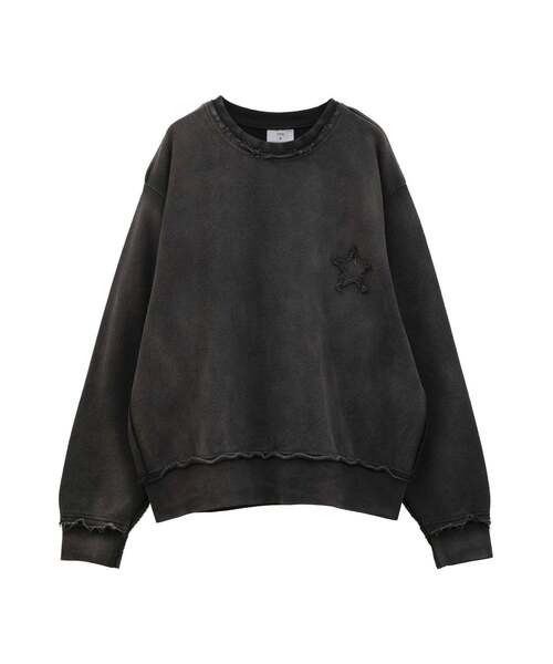 CONVERSE TOKYO（コンバーストウキョウ）の「STAR★ PATCH HOTFIX SWEAT（スウェット・レディース・パープル/ネイビー/ブラック・MEDIUM/SMALL）」の5枚目の写真