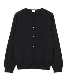 シルク クルーカーディガン