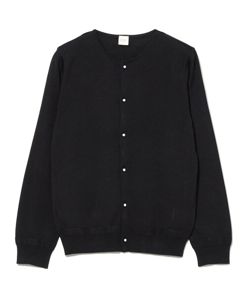 EFFE BEAMS（エッフェビームス）の「シルク クルーカーディガン（カーディガン/ボレロ・レディース・ブラック/サックスブルー/ブラウン系その他3・ONE SIZE）」の2枚目の写真