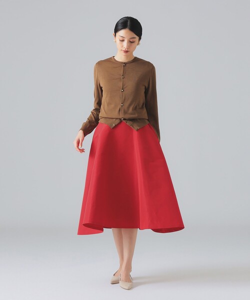 EFFE BEAMS（エッフェビームス）の「シルク クルーカーディガン（カーディガン/ボレロ・レディース・ブラック/サックスブルー/ブラウン系その他3・ONE SIZE）」の15枚目の写真