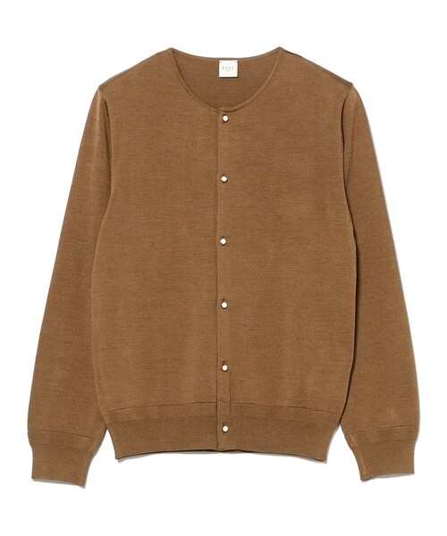 EFFE BEAMS（エッフェビームス）の「シルク クルーカーディガン（カーディガン/ボレロ・レディース・ブラック/サックスブルー/ブラウン系その他3・ONE SIZE）」の6枚目の写真