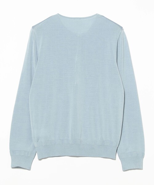 EFFE BEAMS（エッフェビームス）の「シルク クルーカーディガン（カーディガン/ボレロ・レディース・ブラック/サックスブルー/ブラウン系その他3・ONE SIZE）」の9枚目の写真