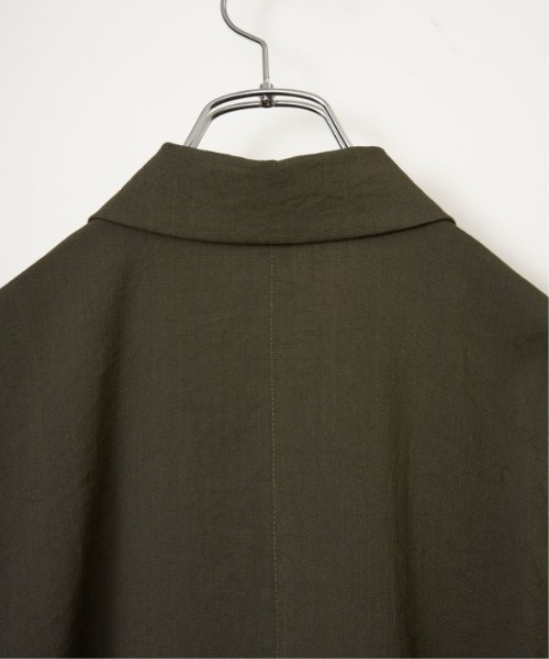 LBC(エルビーシー)の「リネンライクハーフスリーブジャケット(テーラードジャケット・レディース・チャコール/グレイッシュベージュ/ダークオリーブ・M)」の13枚目の写真