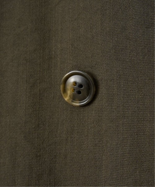 LBC(エルビーシー)の「リネンライクハーフスリーブジャケット(テーラードジャケット・レディース・チャコール/グレイッシュベージュ/ダークオリーブ・M)」の9枚目の写真