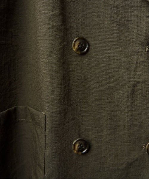 LBC(エルビーシー)の「リネンライクハーフスリーブジャケット(テーラードジャケット・レディース・チャコール/グレイッシュベージュ/ダークオリーブ・M)」の10枚目の写真