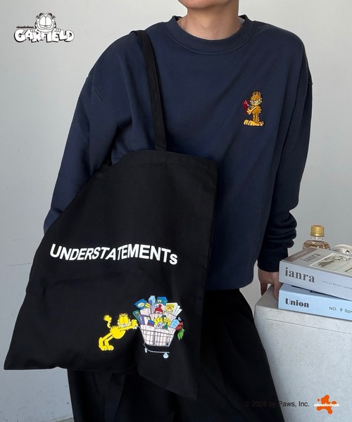 UNDERSTATEMENTs(アンダーステイトメント)の「【ユニセックス】ガーフィールドロゴトートバッグ(トートバッグ・メンズ・ブラック/ホワイト・FREE)」の5枚目の写真