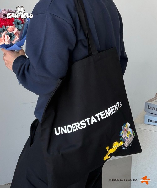 UNDERSTATEMENTs(アンダーステイトメント)の「【ユニセックス】ガーフィールドロゴトートバッグ(トートバッグ・メンズ・ブラック/ホワイト・FREE)」の7枚目の写真