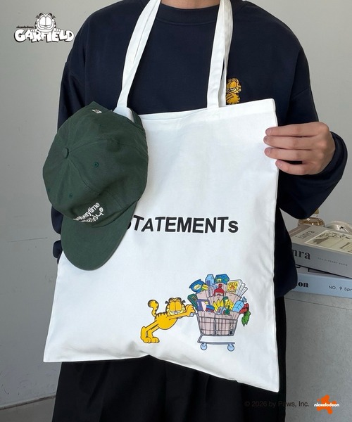 UNDERSTATEMENTs(アンダーステイトメント)の「【ユニセックス】ガーフィールドロゴトートバッグ(トートバッグ・メンズ・ブラック/ホワイト・FREE)」の15枚目の写真
