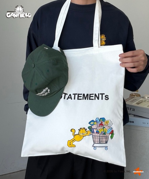 UNDERSTATEMENTs(アンダーステイトメント)の「【ユニセックス】ガーフィールドロゴトートバッグ(トートバッグ・メンズ・ブラック/ホワイト・FREE)」の16枚目の写真