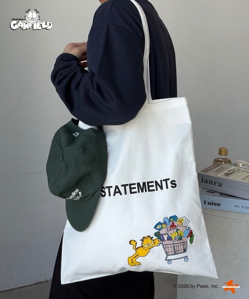 UNDERSTATEMENTs(アンダーステイトメント)の「【ユニセックス】ガーフィールドロゴトートバッグ(トートバッグ・メンズ・ブラック/ホワイト・FREE)」の18枚目の写真