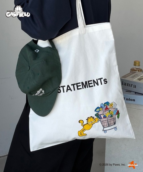 UNDERSTATEMENTs(アンダーステイトメント)の「【ユニセックス】ガーフィールドロゴトートバッグ(トートバッグ・メンズ・ブラック/ホワイト・FREE)」の19枚目の写真