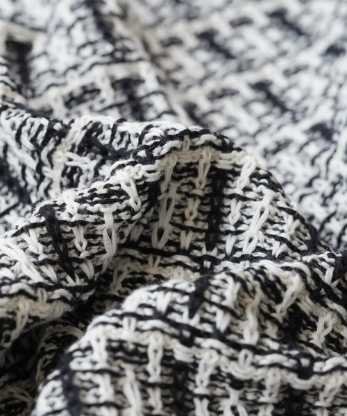 reca（レカ）の「ツィード調ニットベスト（ベスト・レディース・ブラック系その他・FREE）」の9枚目の写真