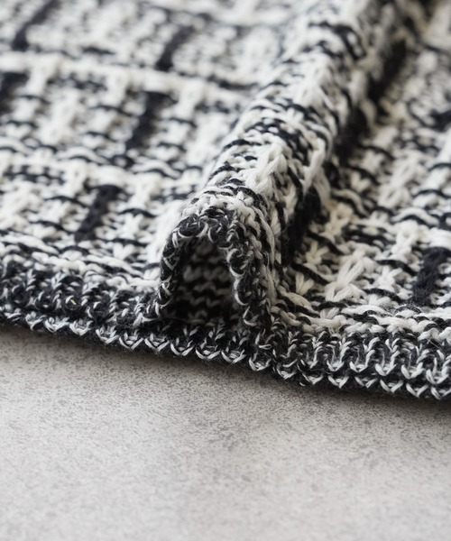 reca（レカ）の「ツィード調ニットベスト（ベスト・レディース・ブラック系その他・FREE）」の10枚目の写真