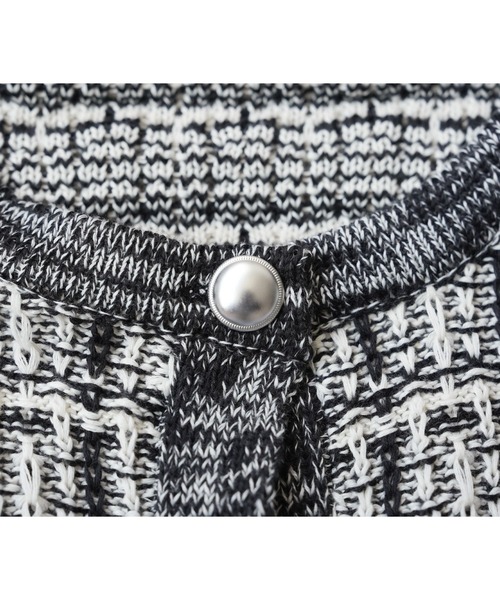 reca（レカ）の「ツィード調ニットベスト（ベスト・レディース・ブラック系その他・FREE）」の12枚目の写真
