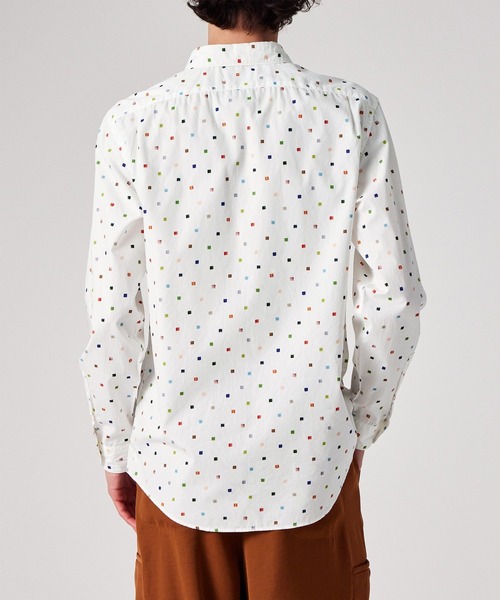 PS Paul Smith(ピーエスポールスミス)の「マルチスクエアドット シャツ / 162311 149T(シャツ/ブラウス・メンズ・ホワイト・X-LARGE/LARGE/MEDIUM/SMALL)」の4枚目の写真