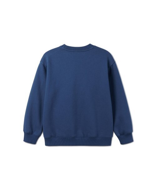 MUSINSA STANDARD KIDS（ムシンサスタンダードキッズ）の「起毛オーバーサイズスウェットシャツ [ダスティブルー]（スウェット・レディース・その他・100/110/120/130/140/150/160）」の3枚目の写真