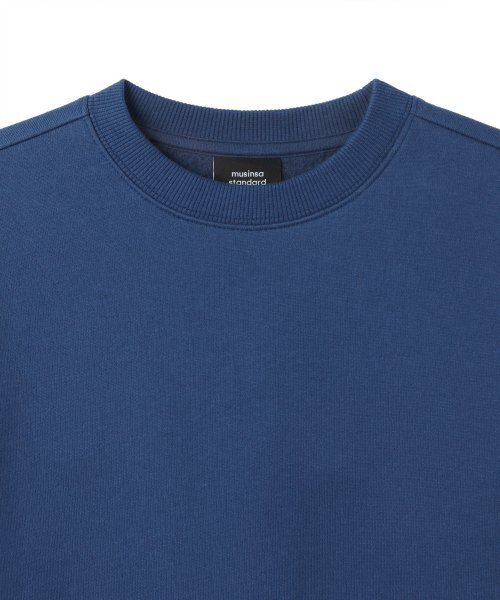 MUSINSA STANDARD KIDS（ムシンサスタンダードキッズ）の「起毛オーバーサイズスウェットシャツ [ダスティブルー]（スウェット・レディース・その他・100/110/120/130/140/150/160）」の4枚目の写真
