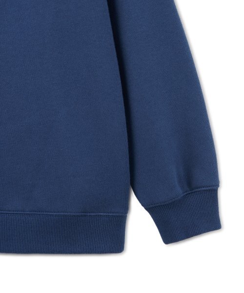 MUSINSA STANDARD KIDS（ムシンサスタンダードキッズ）の「起毛オーバーサイズスウェットシャツ [ダスティブルー]（スウェット・レディース・その他・100/110/120/130/140/150/160）」の7枚目の写真