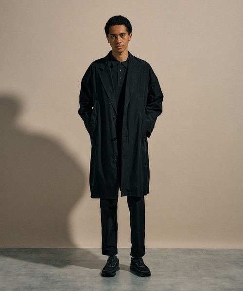 niko and...（ニコアンド）の「[NUMERALS]CHESTERFIELD COAT（チェスターコート・メンズ・ブラック・LARGE/MEDIUM）」の5枚目の写真