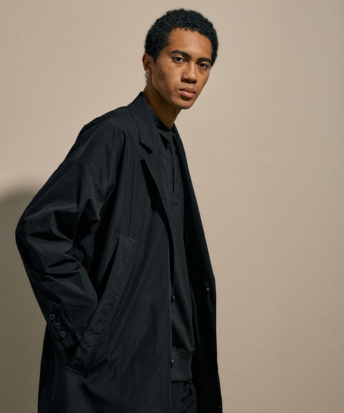 niko and...（ニコアンド）の「[NUMERALS]CHESTERFIELD COAT（チェスターコート・メンズ・ブラック・LARGE/MEDIUM）」の8枚目の写真