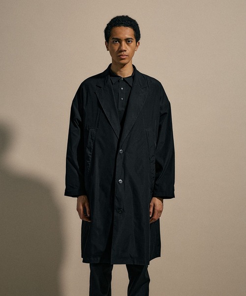 niko and...（ニコアンド）の「[NUMERALS]CHESTERFIELD COAT（チェスターコート・メンズ・ブラック・LARGE/MEDIUM）」の9枚目の写真