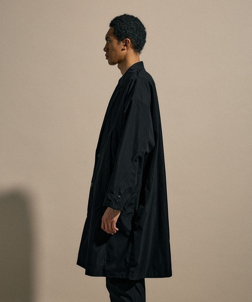 niko and...（ニコアンド）の「[NUMERALS]CHESTERFIELD COAT（チェスターコート・メンズ・ブラック・LARGE/MEDIUM）」の10枚目の写真