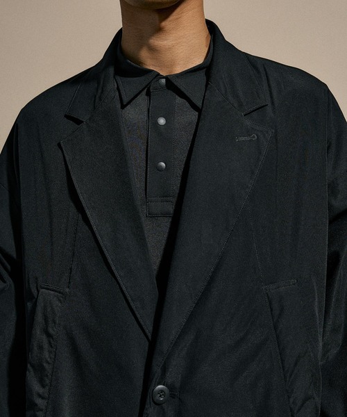 niko and...（ニコアンド）の「[NUMERALS]CHESTERFIELD COAT（チェスターコート・メンズ・ブラック・LARGE/MEDIUM）」の14枚目の写真