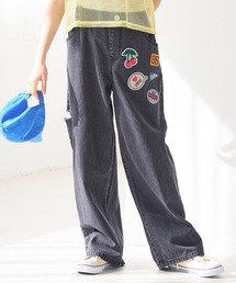 coca（coca） | キッズ　デニムワッペンパンツ(デニムパンツ)