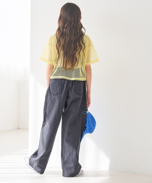 coca（coca）（コカ）の「キッズ　デニムワッペンパンツ（デニムパンツ・キッズ・ブルー/ブラック・120/130/140/150）」の11枚目の写真