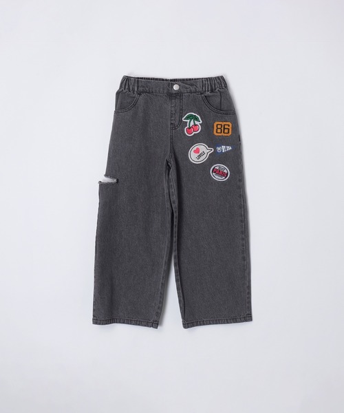 coca（coca）（コカ）の「キッズ　デニムワッペンパンツ（デニムパンツ・キッズ・ブルー/ブラック・120/130/140/150）」の18枚目の写真