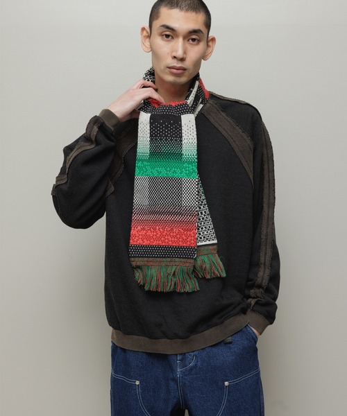 JACQUARD KNIT SOCCER SCARF（マフラー）｜bal（バル）のファッション