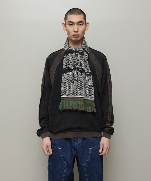 JACQUARD KNIT SOCCER SCARF（マフラー）｜bal（バル）のファッション
