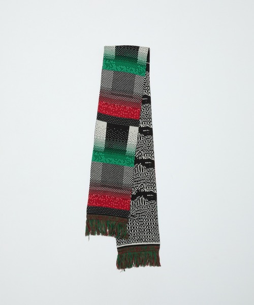 JACQUARD KNIT SOCCER SCARF（マフラー）｜bal（バル）のファッション